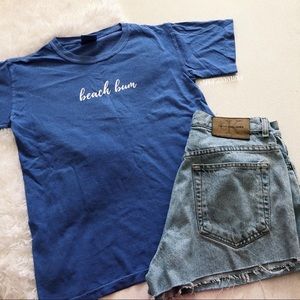 Beach Bum Blue Comfort Color T-shirt